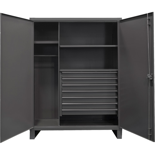 Vestiaire tr&egrave;s robuste, Acier, 48" la x 24" p x 78" h, Gris Sidevic Inc.