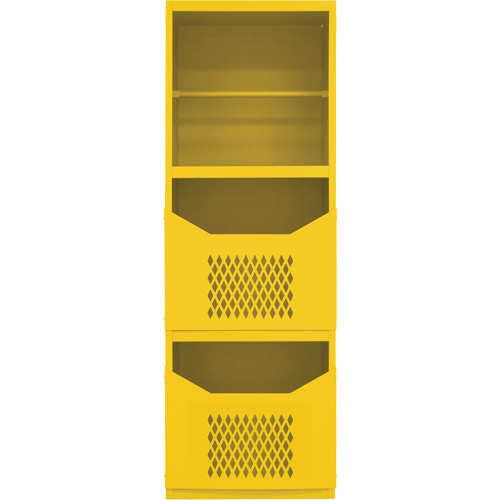 Armoire pour le contr&ocirc;le des d&eacute;versements, 1 Tablettes, 72" h x 24" la x 24" p, Acier, Jaune Sidevic Inc.