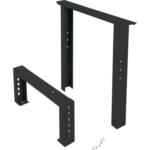 Industrial Duty Leg for Workbench, Steel, 24" D x 34" H, Single Sidevic Inc.