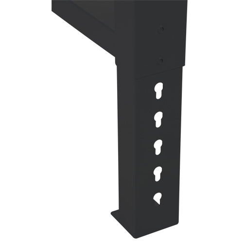 Industrial Duty Leg for Workbench, Steel, 24" D x 34" H, Single Sidevic Inc.