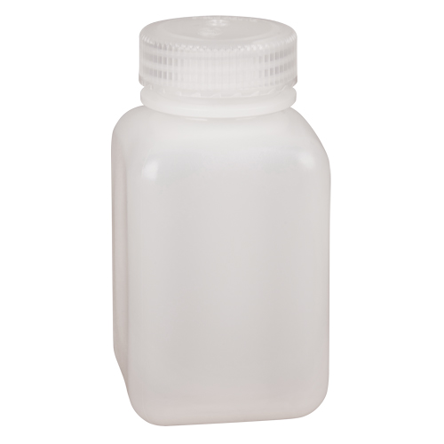 Easy-Grip Space-Saver Bottles, Square, 8 oz., Plastic Sidevic Inc.
