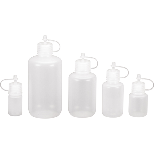 Narrow-Mouth Bottles, Round, 1/2 oz., Plastic Sidevic Inc.