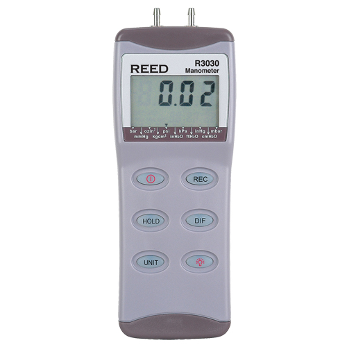 Manom&egrave;tre avec certificat de calibration, Num&eacute;rique, 0 - 100 psi/0 - 6,895 bar/0 - 689,5 kPa/0 - 6895 mbar Sidevic Inc.