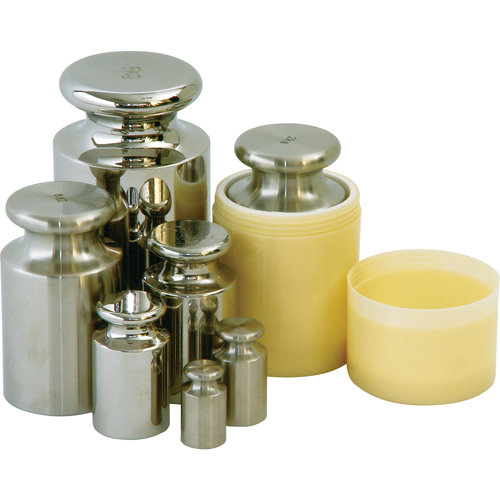 Poids individuels pour tests de balance Sidevic Inc.