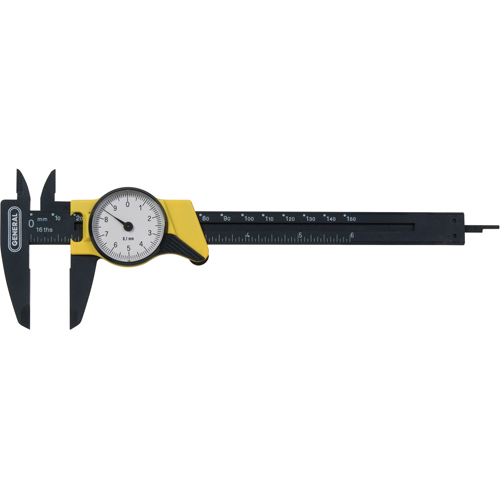 Compas m&eacute;trique &agrave; cadran, R&eacute;solution de 0,001 mm, 150 mm gamme de mesure Sidevic Inc.