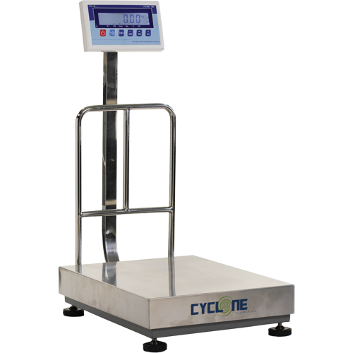 Balance &agrave; plateforme et d'&eacute;tabli Cyclone 300, Capacit&eacute; de 600 lb / 300 kg, 17-3/4" lo x 23-3/5" la Sidevic Inc.