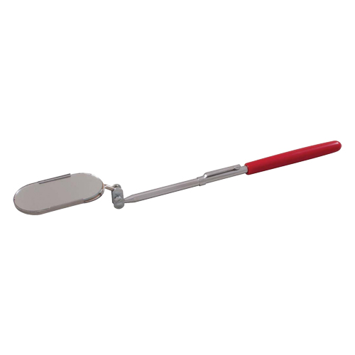 Inspection Mirror, Oval, 2" L x 1" W, Non Telescopic Sidevic Inc.