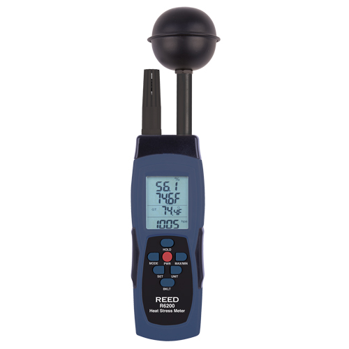 Compteur de contrainte thermique au thermom&egrave;tre-globe mouill&eacute; (WBGT) Sidevic Inc.