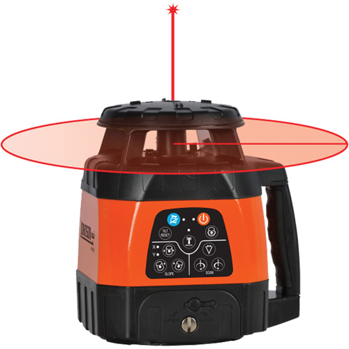 Red Beam Self-Leveling Horizontal & Vertical Rotary Laser, 200' (60 m), 635 Nm Sidevic Inc.