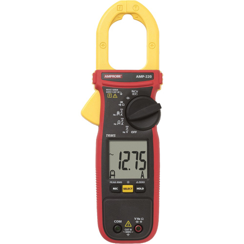 AMP-220 TRMS Clamp Meter, AC/DC Voltage, AC/DC Current Sidevic Inc.