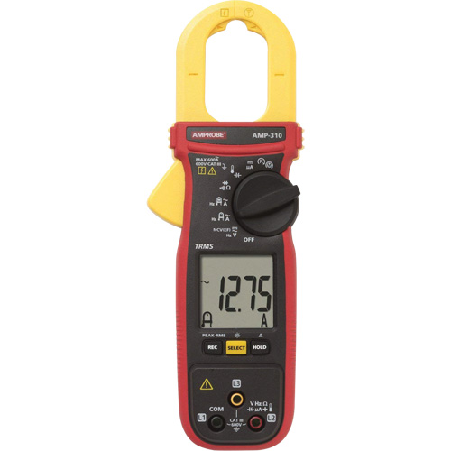AMP-310 Motor Maintenance TRMS Clamp Meter, AC/DC Voltage, AC Current Sidevic Inc.