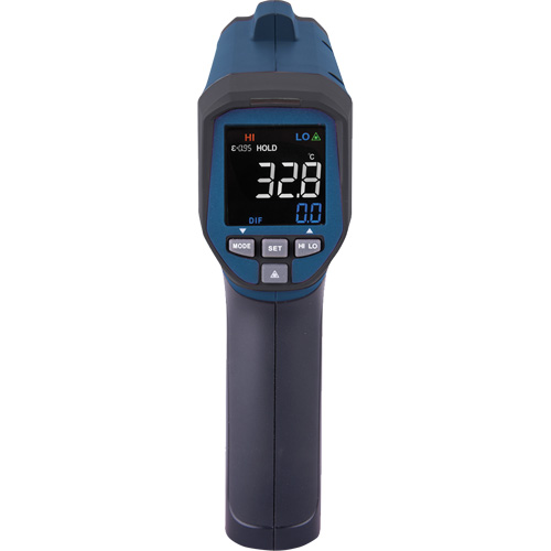 Professional Infrared Thermometer, -26 - 1472° F ( -32 - 800° C ), 30:1, Adjustable Emmissivity Sidevic Inc.
