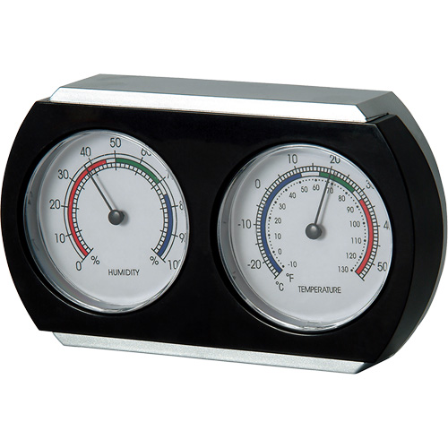 Indoor Thermometer/Hygrometer, 10°- 130° F ( -25° - 55° C ) Sidevic Inc.