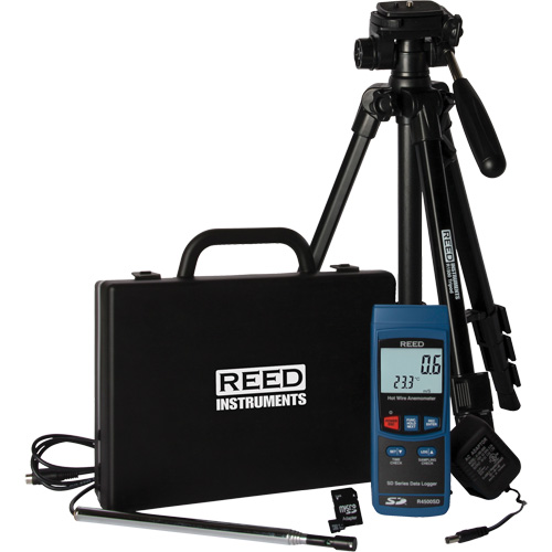 Hot Wire Thermo-Anemometer Kit, Data Logging, 0.4 - 30 m/sec Air Velocity Range Sidevic Inc.