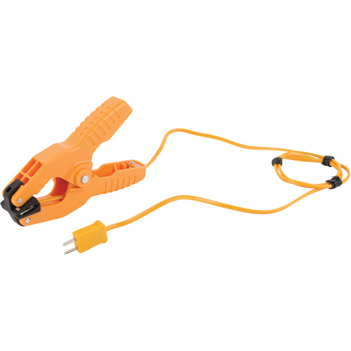 Sonde thermocouple pour collier de serrage de type K avec certificat de calibration, 200 °C (392°F) Temp. max. Sidevic Inc.