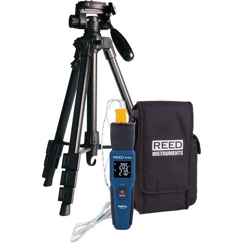 R1640 Smart Series Thermocouple Thermometer with Tripod, Contact, Digital, 32-122°F (0-50°C) Sidevic Inc.
