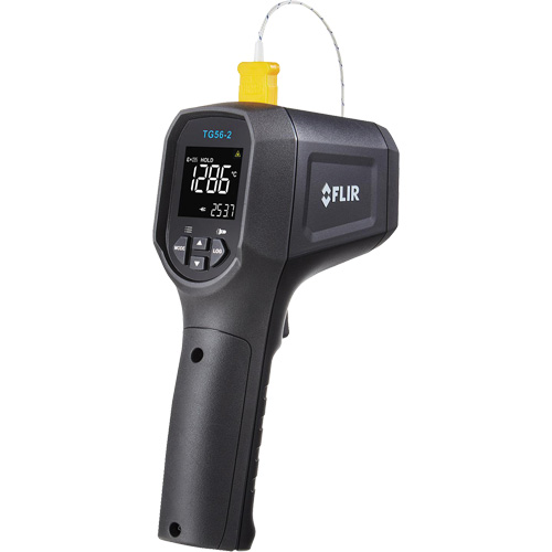 TG56-2 IR Thermometer with Type K Thermocouple, -22°- 2372° F ( -30° - 1300° C ), 30:1, Adjustable Emmissivity Sidevic Inc.