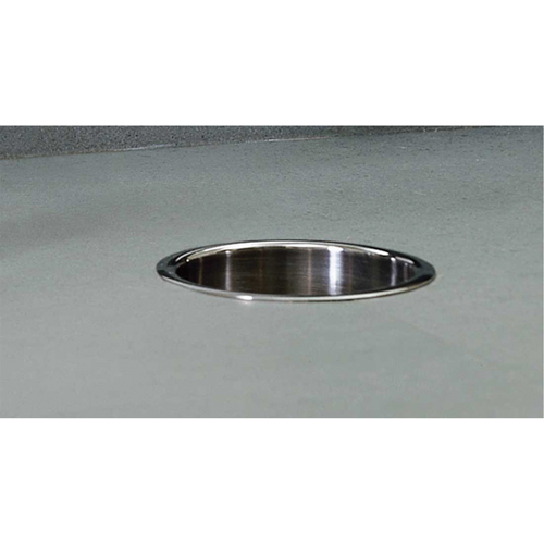 Countertop Mounted Circular Waste Chute Sidevic Inc.