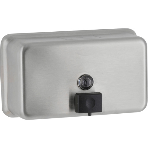 Surface-Mounted Horizontal Soap Dispenser, Push, 1200 ml Capacity Sidevic Inc.