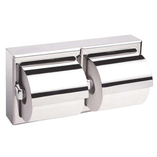 Two-Roll Toilet Paper Dispenser with Hoods, Multiple Roll Capacity Sidevic Inc.