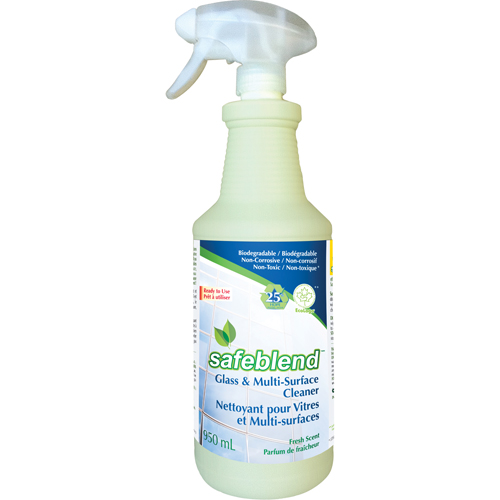 Fragrance-Free Glass & Multi-Surface Cleaner, 950 ml, Trigger Bottle Sidevic Inc.