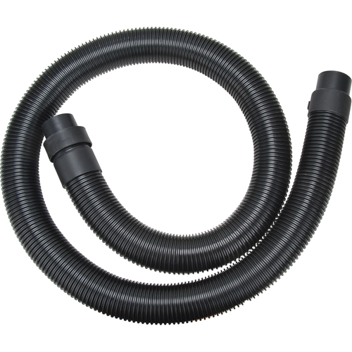 Tuyau souple de 7' pour r&eacute;servoir nervur&eacute; pour aspirateurs industriels en acier inoxydable pour d&eacute;chets secs/humides Sidevic Inc.