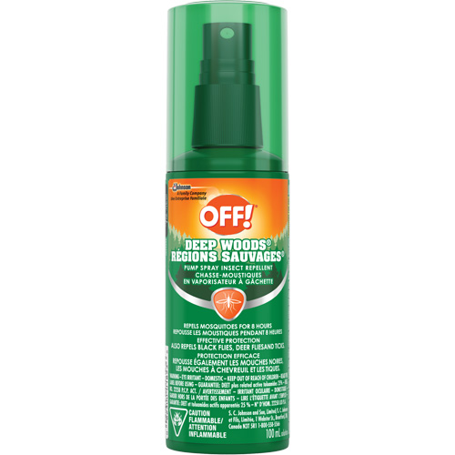OFF! Deep Woods&reg; Insect Repellent, 25% DEET, Spray, 100 ml Sidevic Inc.