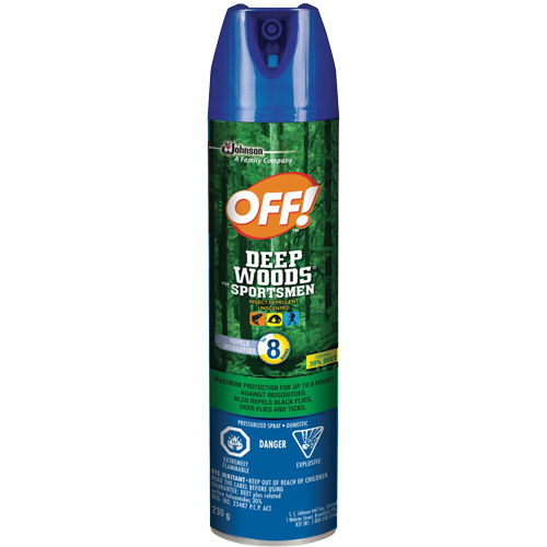 OFF! Deep Woods&reg; Sportsmen Insect Repellent, 30% DEET, Aerosol, 230 g Sidevic Inc.