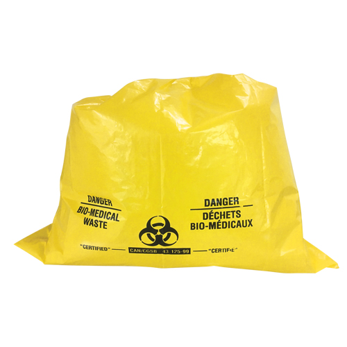 Sacs pour d&eacute;chets bio-m&eacute;dicaux Sure-Guard, Biorisque, 29" lo x 21-1/2" la, 2 mil Sidevic Inc.