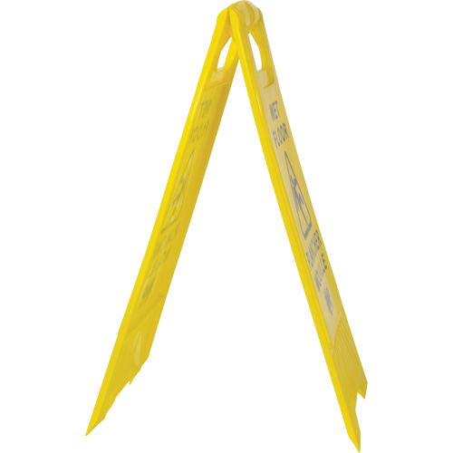 Panneau d'avertissement "Plancher mouill&eacute;", Bilingue avec pictogramme Sidevic Inc.
