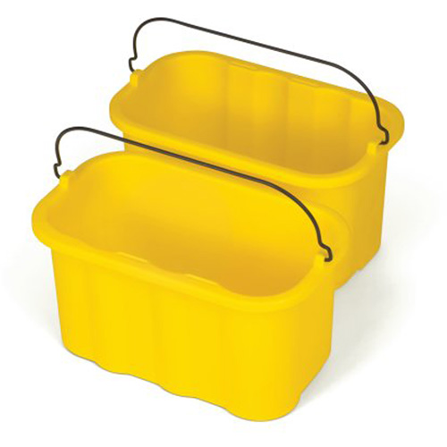 Seau porte-accessoires Executive Series, Capacit&eacute; de 2.5 gal. US (10 pintes), Jaune Sidevic Inc.