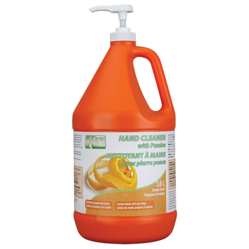 Nettoyant pour les mains &agrave; l'orange, Pierre ponce, 3,6 L, Cruche, Orange Sidevic Inc.