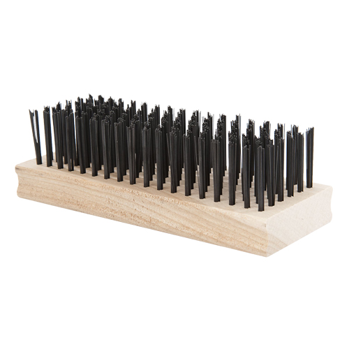 Scratch Brush, Steel, 18 x 6 Wire Rows, 6" Long Sidevic Inc.