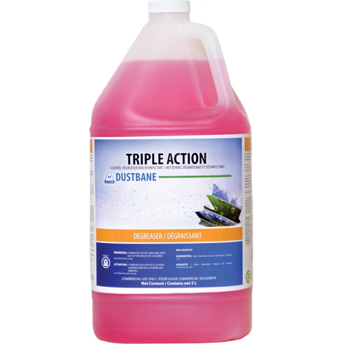 Action triple - nettoyant, d&eacute;graissant et d&eacute;sinfectant, 5 L, Cruche Sidevic Inc.