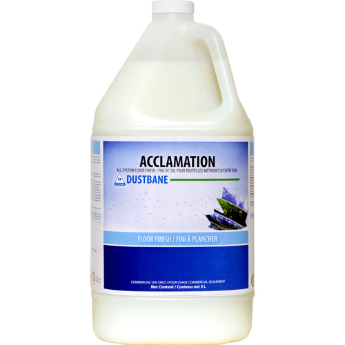 Acclamation All-System Floor Finish, 5 L, Jug Sidevic Inc.