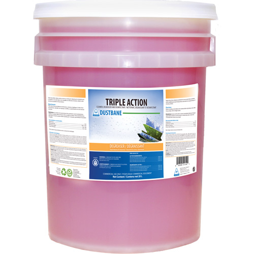 Triple Action Disinfecting Cleaner & Degreaser, 20 L, Pail Sidevic Inc.