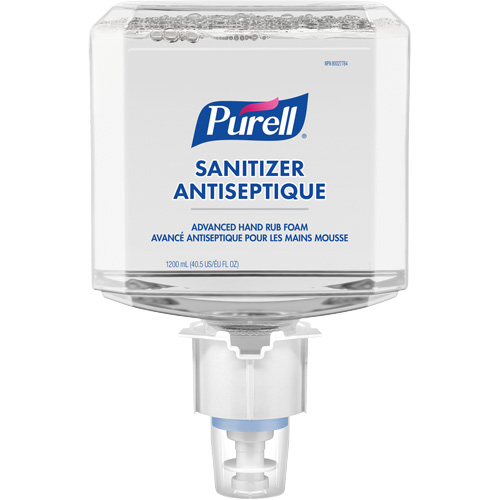 ES6 Advanced Foam Hand Sanitizer, 1200 ml, Cartridge Refill, 70% Alcohol Sidevic Inc.