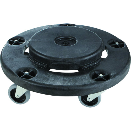Socle roulant silencieux Brute, Poly&eacute;thyl&egrave;ne, Noir, Convient aux contenants 26-1/2" dia. Sidevic Inc.