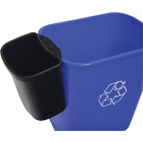 Waste Container, Deskside, Polyethylene, 4-1/4 US Qt. Sidevic Inc.