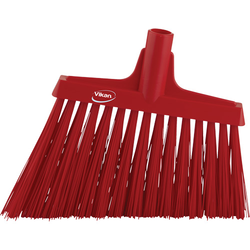T&ecirc;te de balai oblique, Crins Extra-ferme, 12", Polyester, Rouge Sidevic Inc.