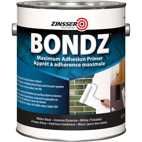 Appr&ecirc;t &agrave; adh&eacute;rence maximale Bondz, 3,78 L, Gallon, Blanc Sidevic Inc.