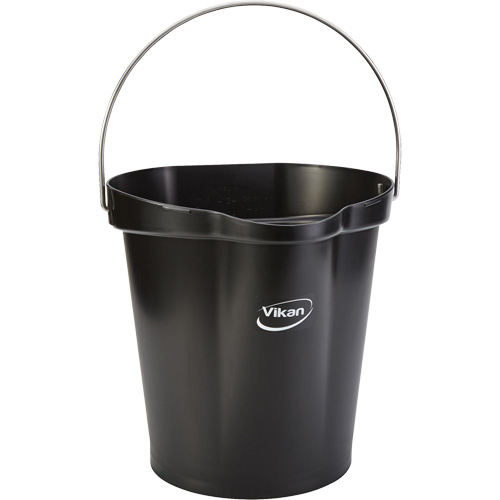 Seau pour l'hygi&egrave;ne des aliments, Noir, 3 gal. US Sidevic Inc.