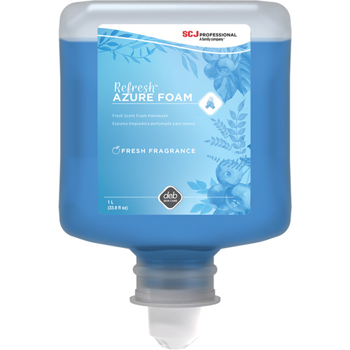Savon &agrave; mains Refresh Azure, Mousse, 1 L, Parfum&eacute; Sidevic Inc.