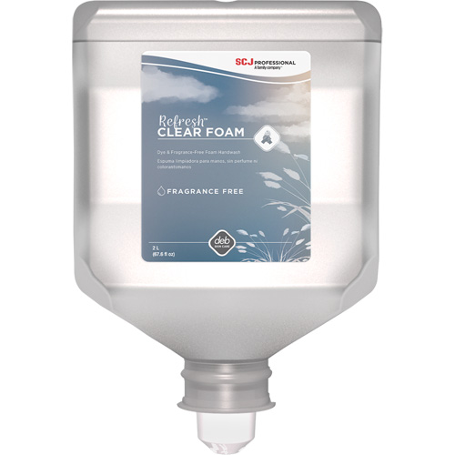 Savon transparent pour les mains Refresh, Mousse, 2 L, Sans parfum Sidevic Inc.