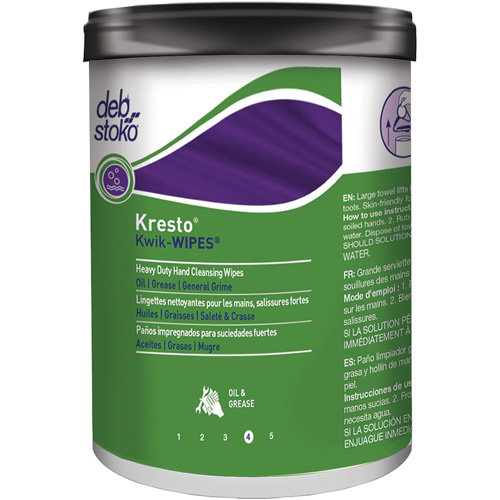 Kresto&reg; Kwik-Wipes&reg; Wipes, 70 Wipes, 12" x 10" Sidevic Inc.
