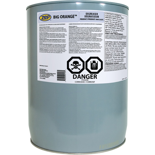 D&eacute;graissant industriel et nettoyant pour graffitis Big Orange, 20 L Sidevic Inc.