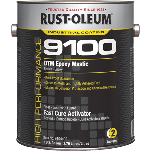 Activateur pour s&eacute;chage rapide pour mastic &eacute;poxy DTM du syst&egrave;me 9100, Gallon Sidevic Inc.