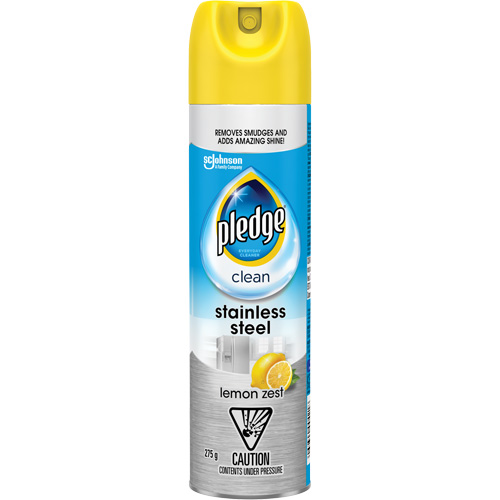 Pledge&reg; Stainless Steel Cleaner, 275 g, Aerosol Can Sidevic Inc.