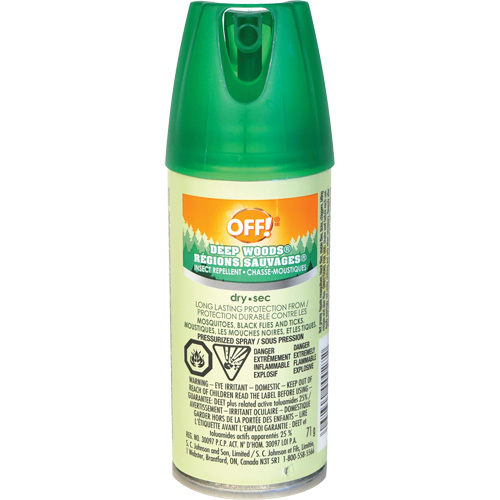 Insectifuge Off! R&eacute;gions sauvages, DEET &agrave; 25 %, Vaporisateur, 100 ml Sidevic Inc.