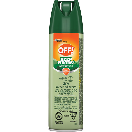 Insectifuge Off! R&eacute;gions sauvages, DEET &agrave; 25 %, A&eacute;rosol, 113 g Sidevic Inc.